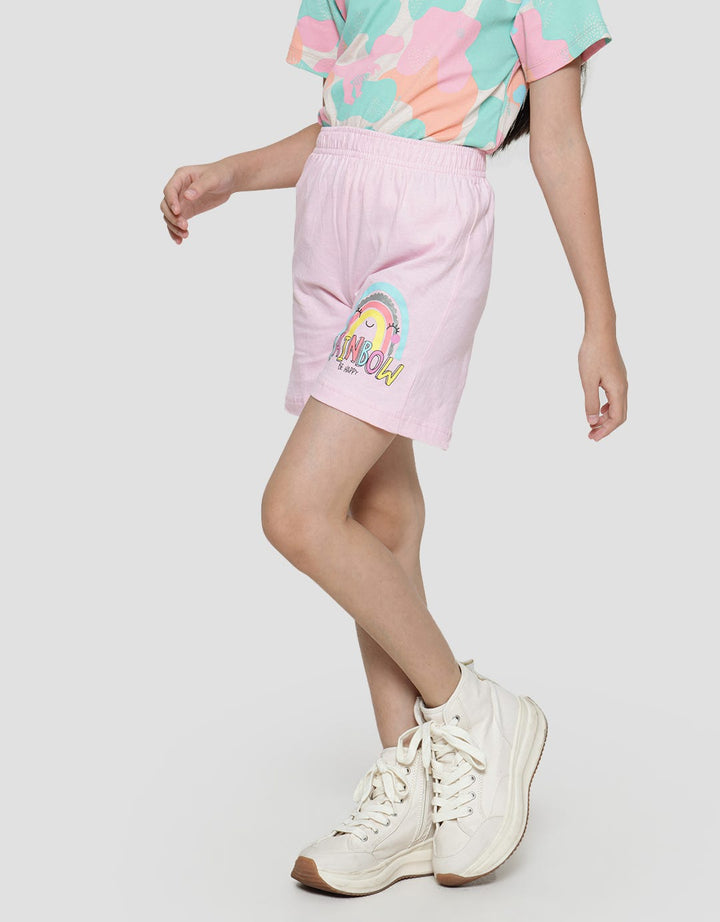 Little M Rainbow Smile Celana Pendek Anak Perempuan