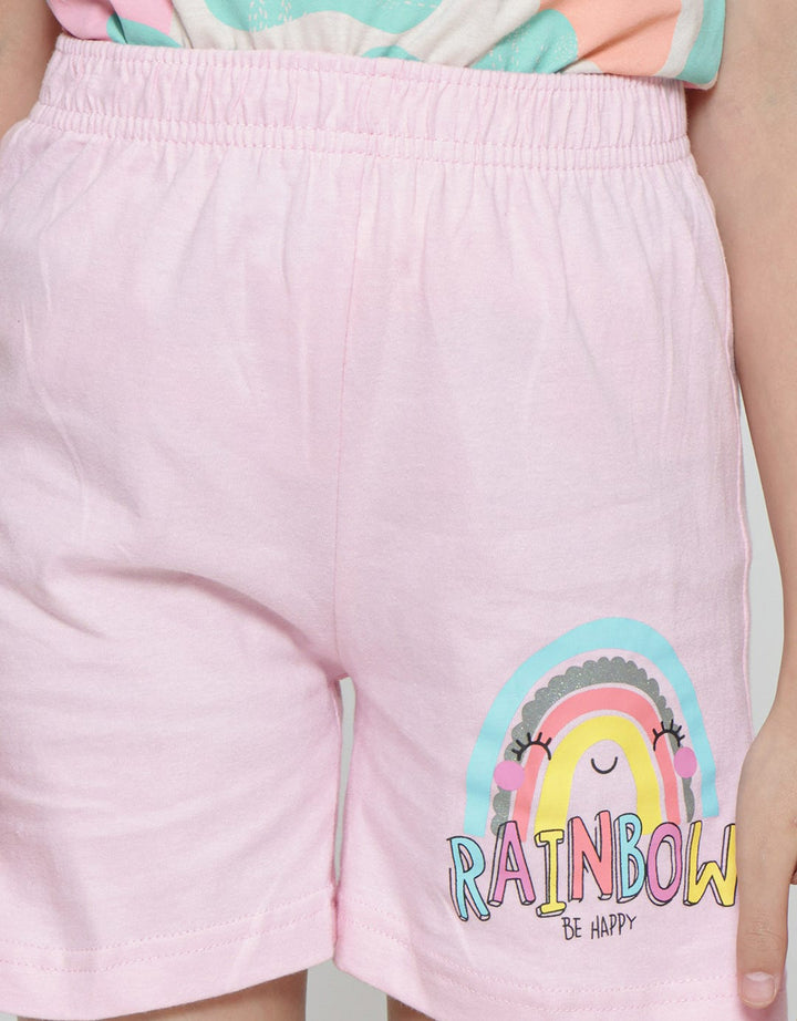 Little M Rainbow Smile Celana Pendek Anak Perempuan