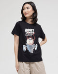 Nevada Tasmania Print Kaos Casual Wanita