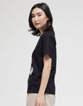 Nevada Tasmania Print Kaos Casual Wanita