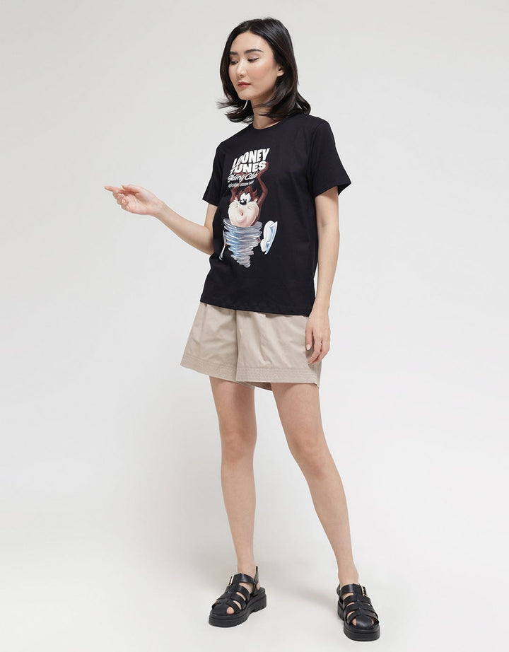 Nevada Tasmania Print Kaos Casual Wanita