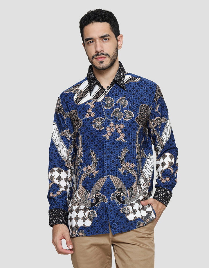 Arjuna Weda Regular Fit Batik Twin Manuk Men's Shirt