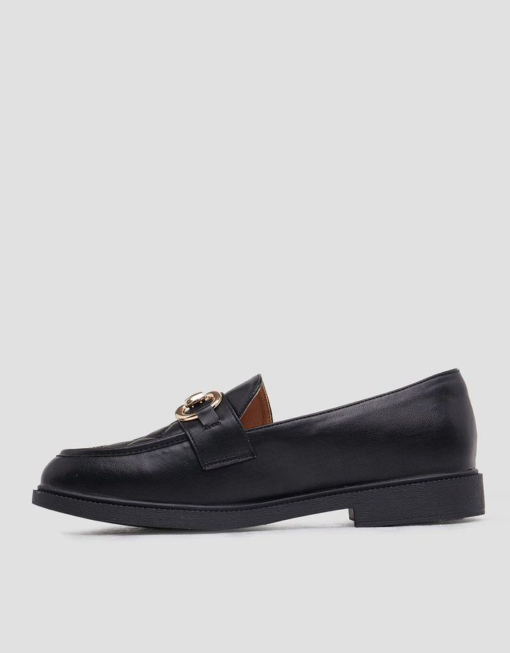 Nevada Quilted Moccasin Sepatu Slip On Wanita