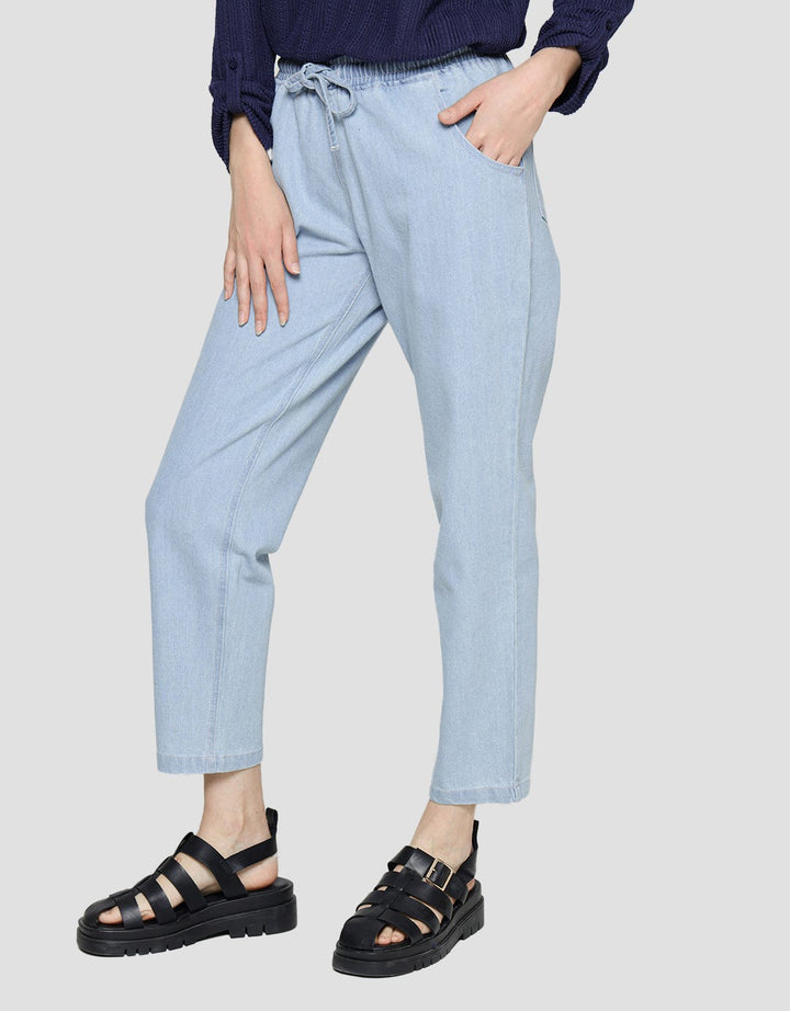 Nevada Celana Panjang Denim Bottom Slouchy Wanita