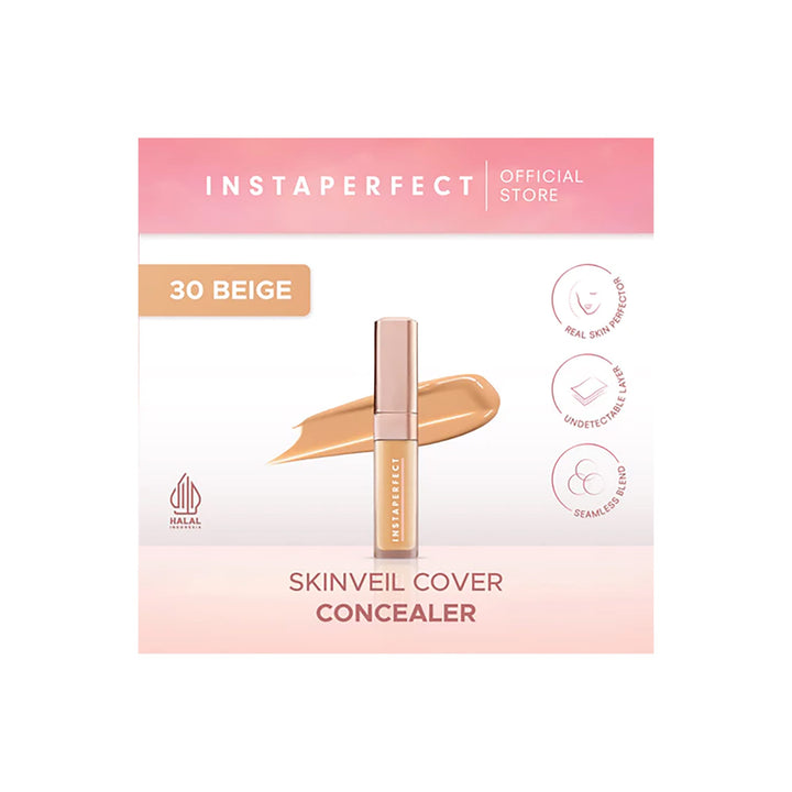 Wardah Instaperfect Skinveil Concealer 30 Beige 6.5 g