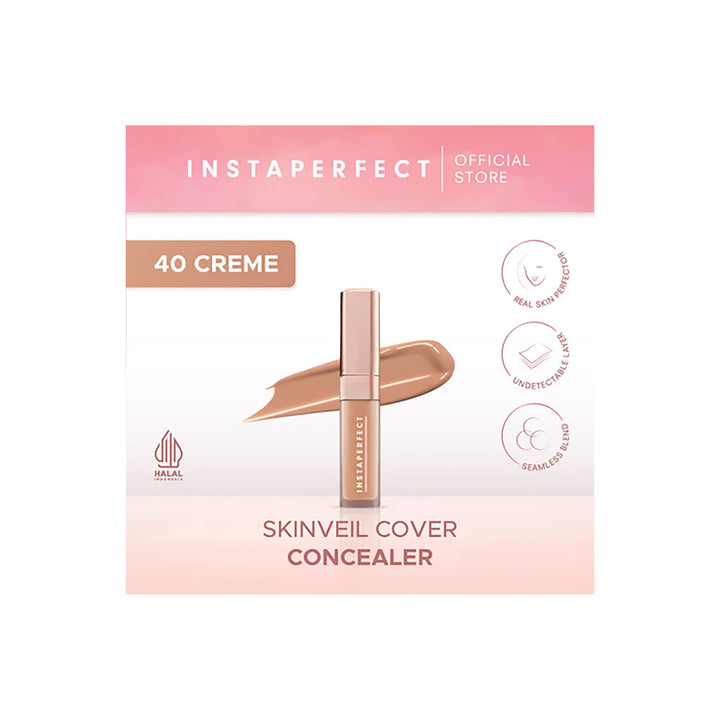 Wardah Instaperfect Skinveil Concealer 40 Creme 6.5 g