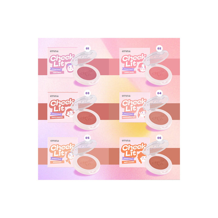 Emina Cheek Lit Pressed Blush Bittersweet 3.5 g