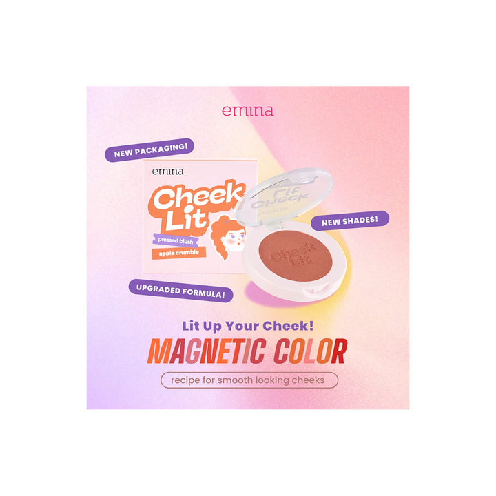 Emina Cheek Lit Pressed Blush Bittersweet 3.5 g