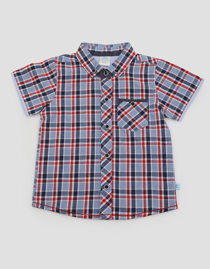 Pipiniko Short Sleeve Shirt Kotak