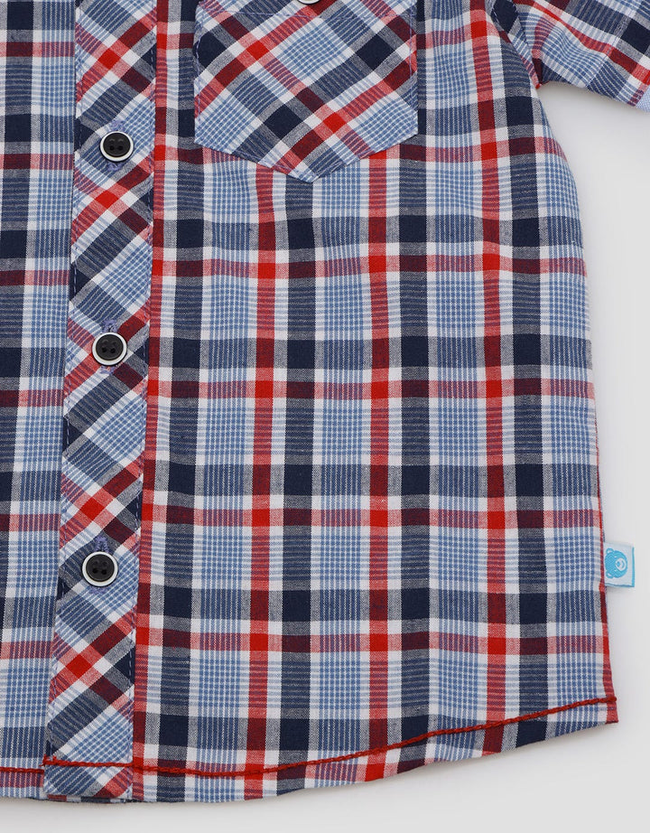 Pipiniko Short Sleeve Shirt Kotak