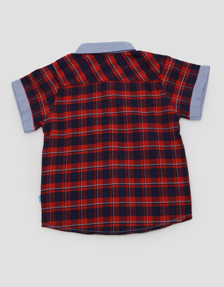 Pipiniko Short Sleeve Shirt Kotak Yd 2