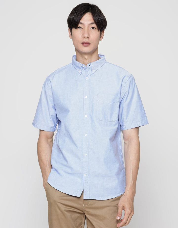 Suko Klasik Woven Top Kemeja Oxford Pria