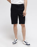 Details Short Pants Crop Zipper Twill Stretch