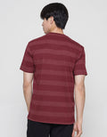 Cole Short Sleeve T-Shirt Stripe Twill Knit