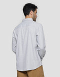 Cole Kemeja Lengan Panjang Solid Cvc Flanel Pria