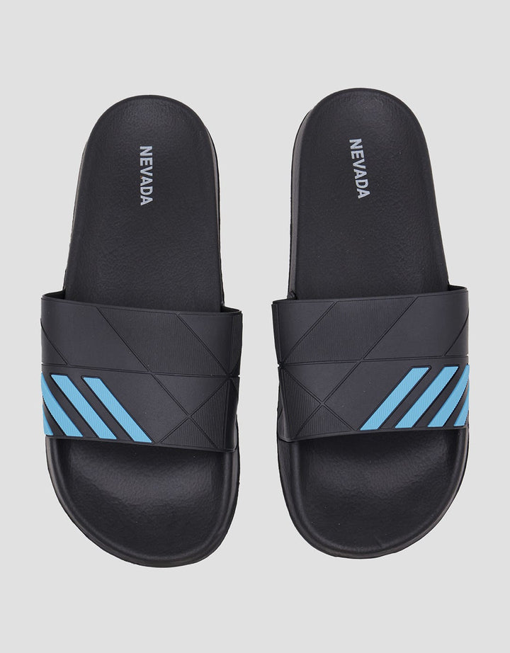 Nevada Emboss Big Strap Slipper Sandal Pria