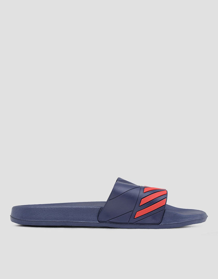 Nevada Emboss Big Strap Slipper Sandal Pria