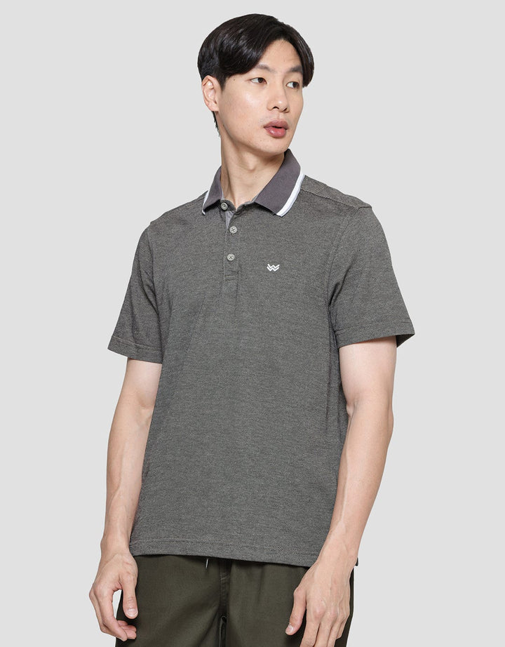 Watchout Casual Collar Stripe Men's Polo Shirt