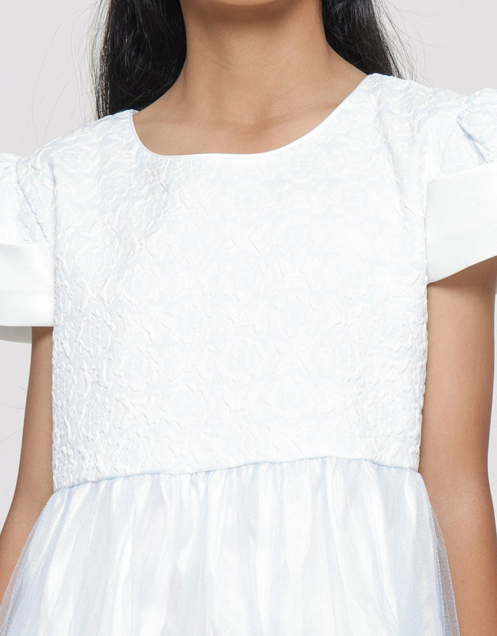 Sweet Miss Dress Brokat Pita Bawah Anak Perempuan