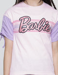 Barbie Drawstring Sleeve Kaos Anak Perempuan