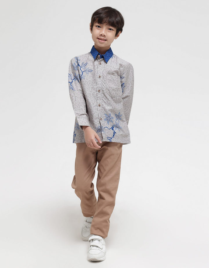 Arjuna Weda Shirt Boy Batik Cendra