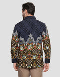 Arjuna Weda Kawung Heart Men's Batik Shirt