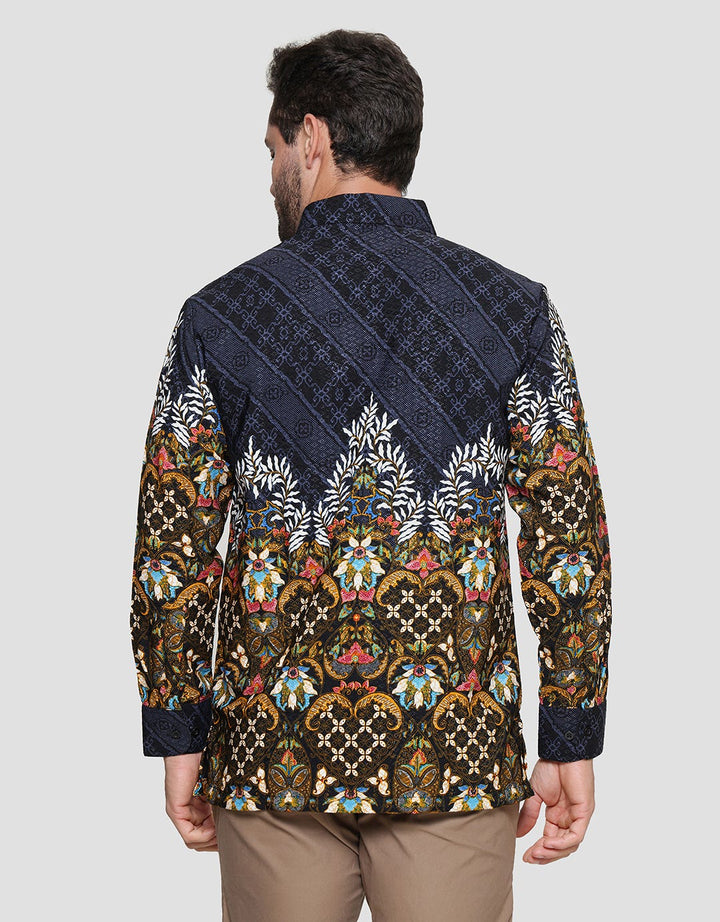 Arjuna Weda Kawung Heart Men's Batik Shirt