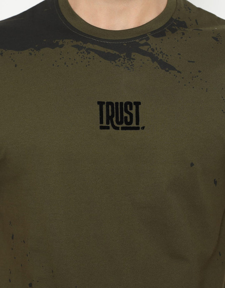 d&f Trust Print Men's Casual T-Shirt