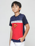 Character Boys T-shirt Print Superman Logo Center Strip