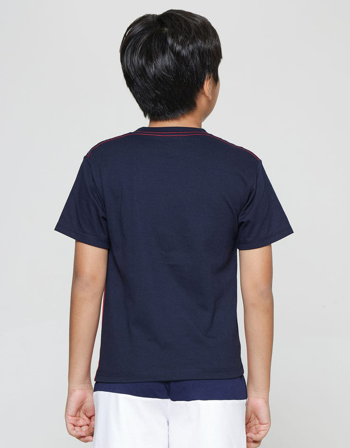 Character Boys T-shirt Print Superman Logo Center Strip