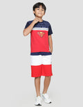 Character Boys T-shirt Print Superman Logo Center Strip