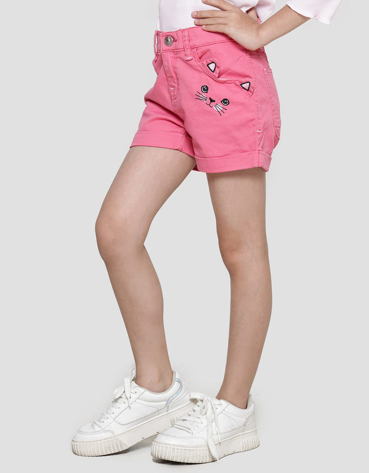 Cardinal Kids Girl Button Celana Pendek Anak Perempuan