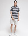 Anyday Stripe Sleeve Polo Shirt Pria