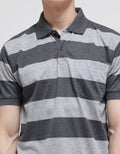 Anyday Stripe Sleeve Polo Shirt Pria