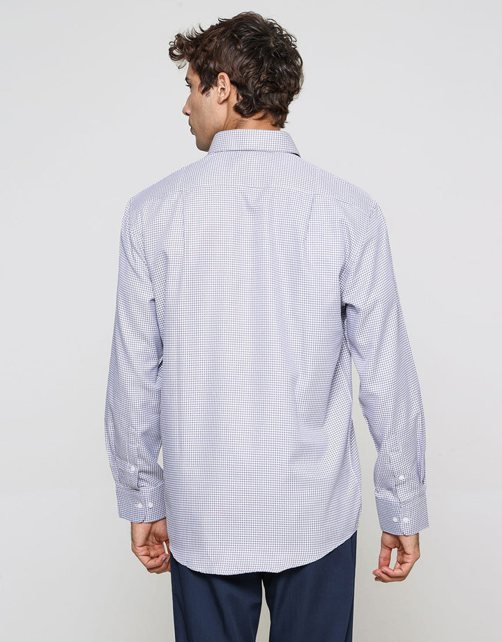 Cole Regular Checks Small Men's Long Sleeve Shirt