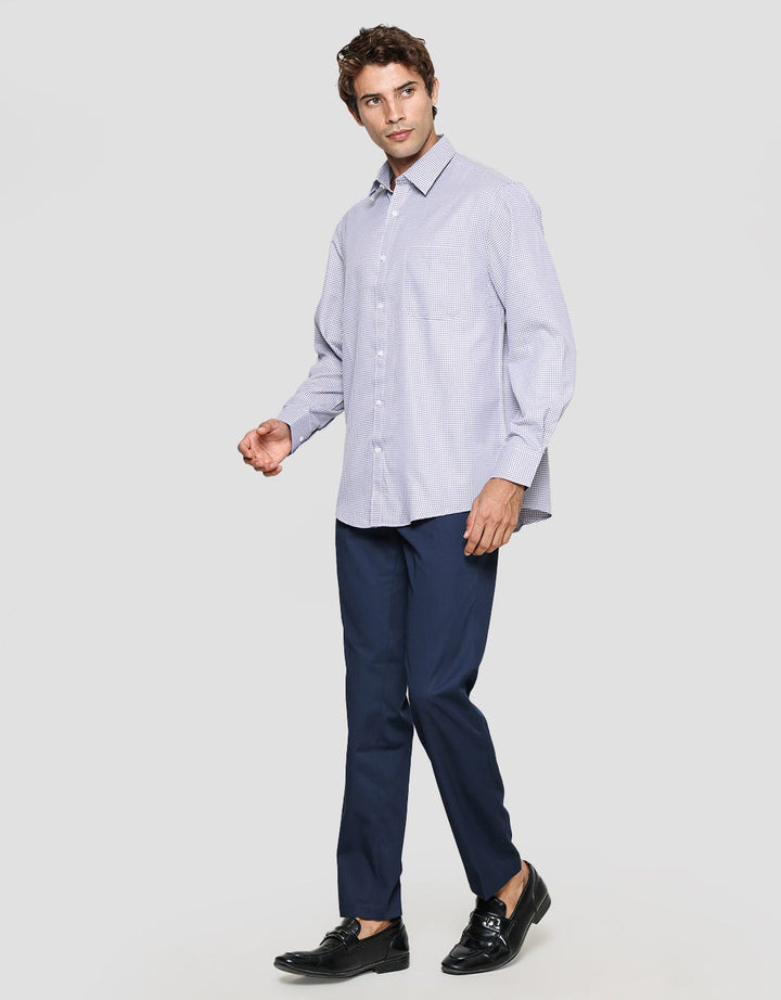 Cole Regular Checks Small Men's Long Sleeve Shirt