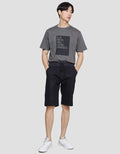 Nevada Men's Rib Bottom Shorts Print Check