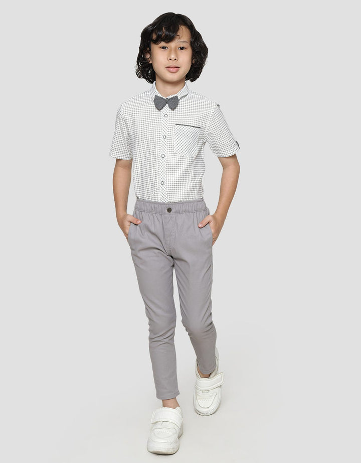 Little M Stretch Pinggang Karet Celana Panjang Anak Laki-laki