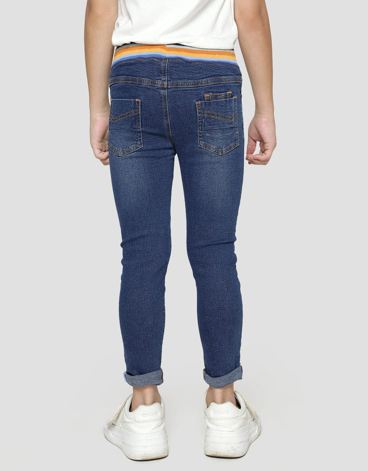 Little M Long Pants Denim Reguler Stretch Monster