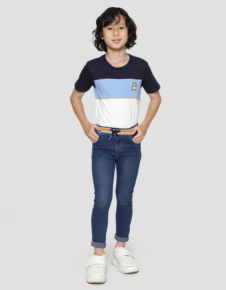 Little M Long Pants Denim Reguler Stretch Monster