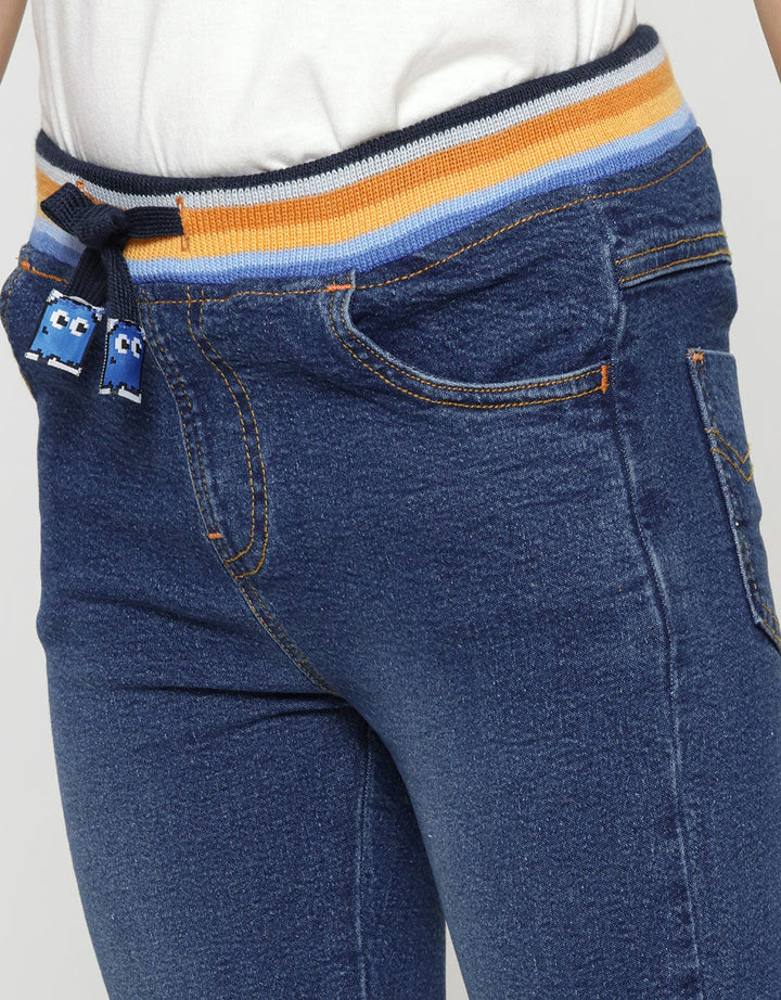 Little M Long Pants Denim Reguler Stretch Monster