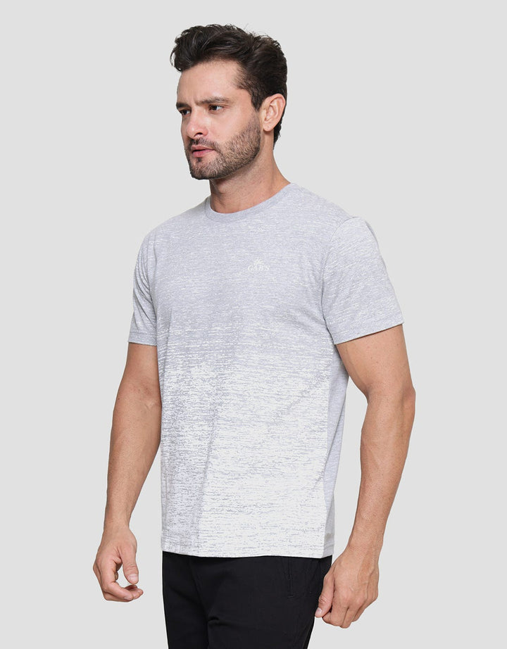 Gans Denim Texture Kaos Casual Pria