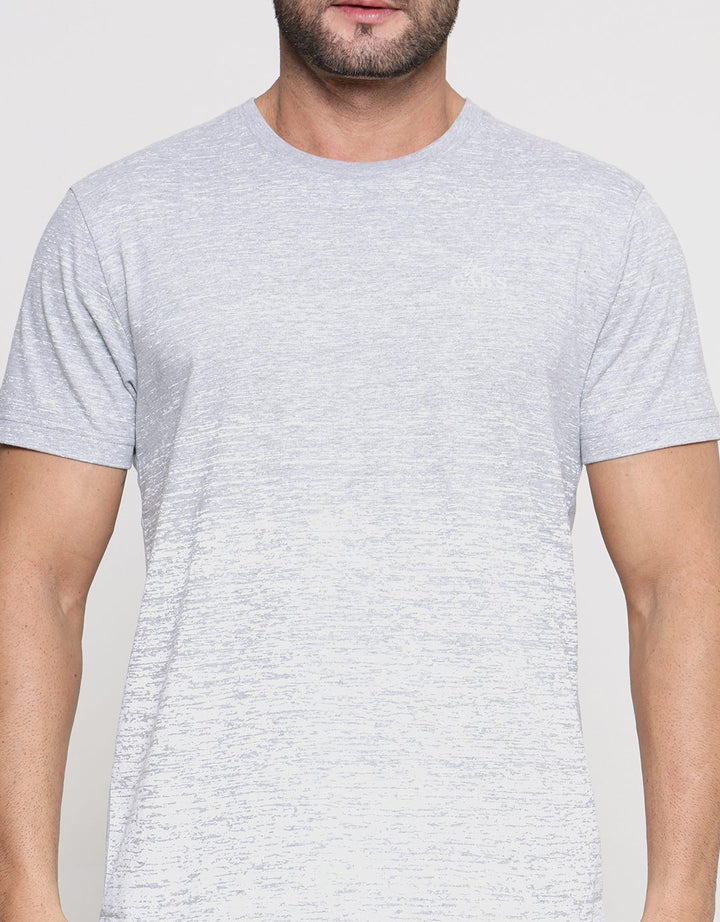 Gans Denim Texture Kaos Casual Pria