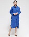 Lois Girl Cotton Suede Look Dress