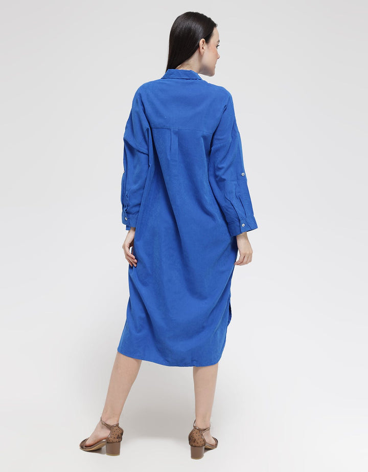 Lois Girl Cotton Suede Look Dress