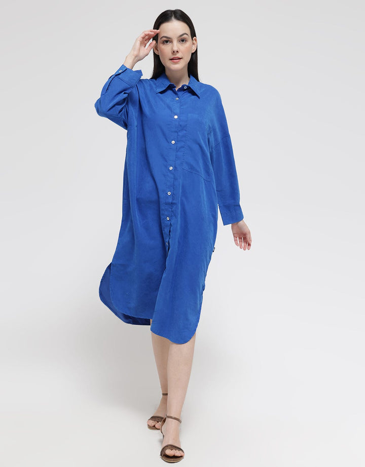 Lois Girl Cotton Suede Look Dress