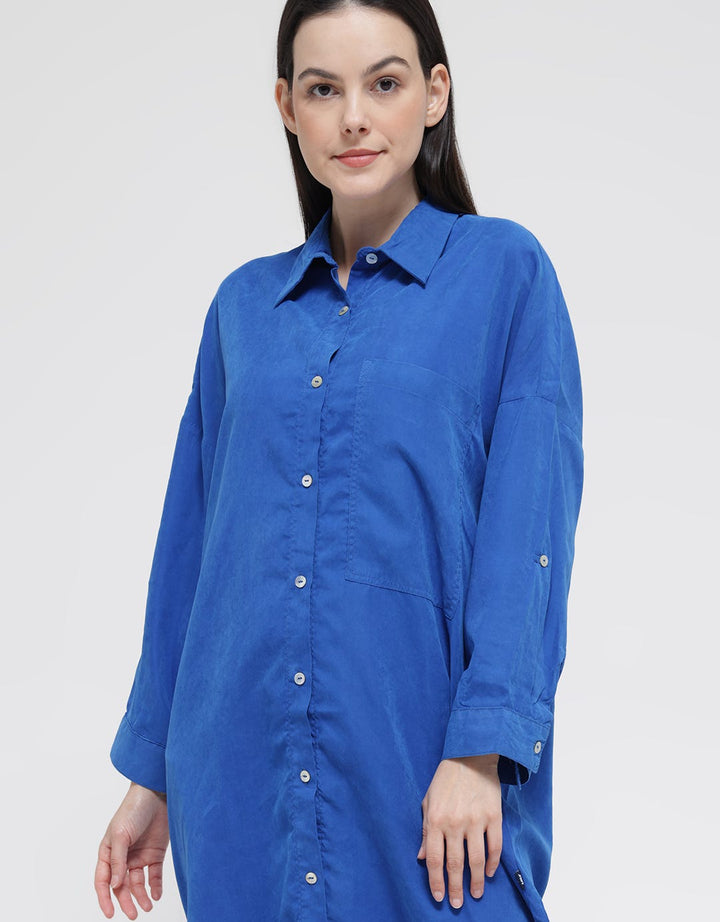 Lois Girl Cotton Suede Look Dress