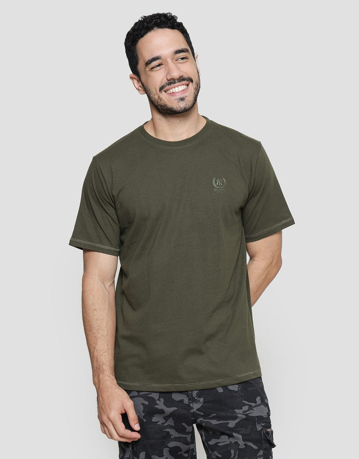 T Zone Round Neck Basic Men's T-Shirt