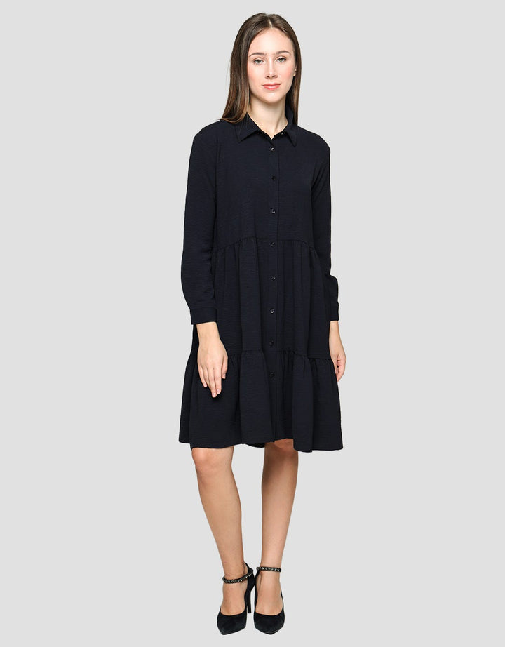Connexion Long Sleeve Maxi Dress Tiered