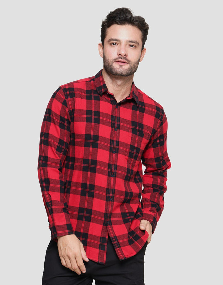 Gabs Basic Check Kemeja Pria